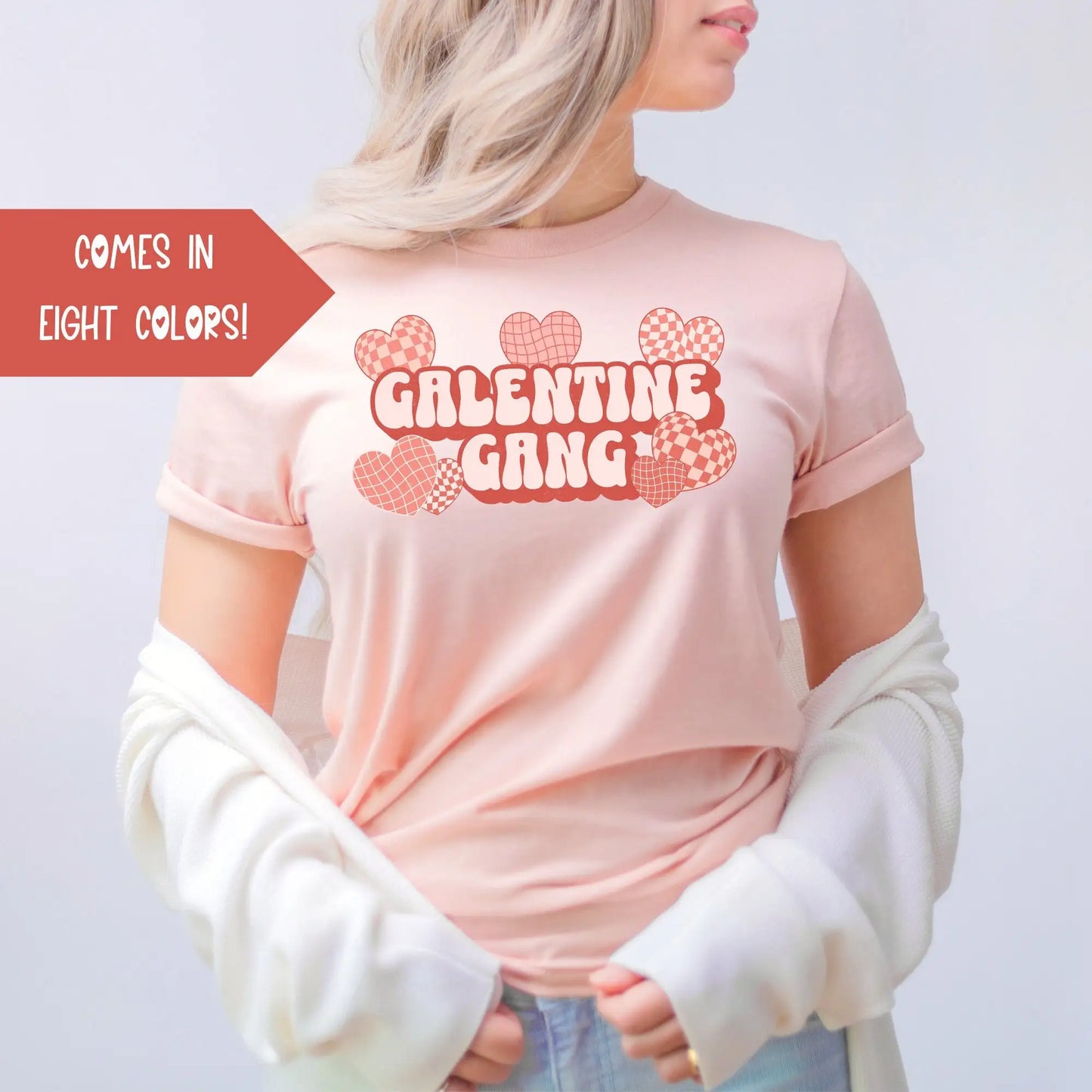 Group Valentines Day T Shirt Galentines S Funny Galentine Gang Friends Valentine'S Party